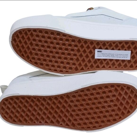 Vans Knu Stack White Chunky Platform Sneakers Size Men's 4/Women's 5.5 NWOB - Picture 9 of 9